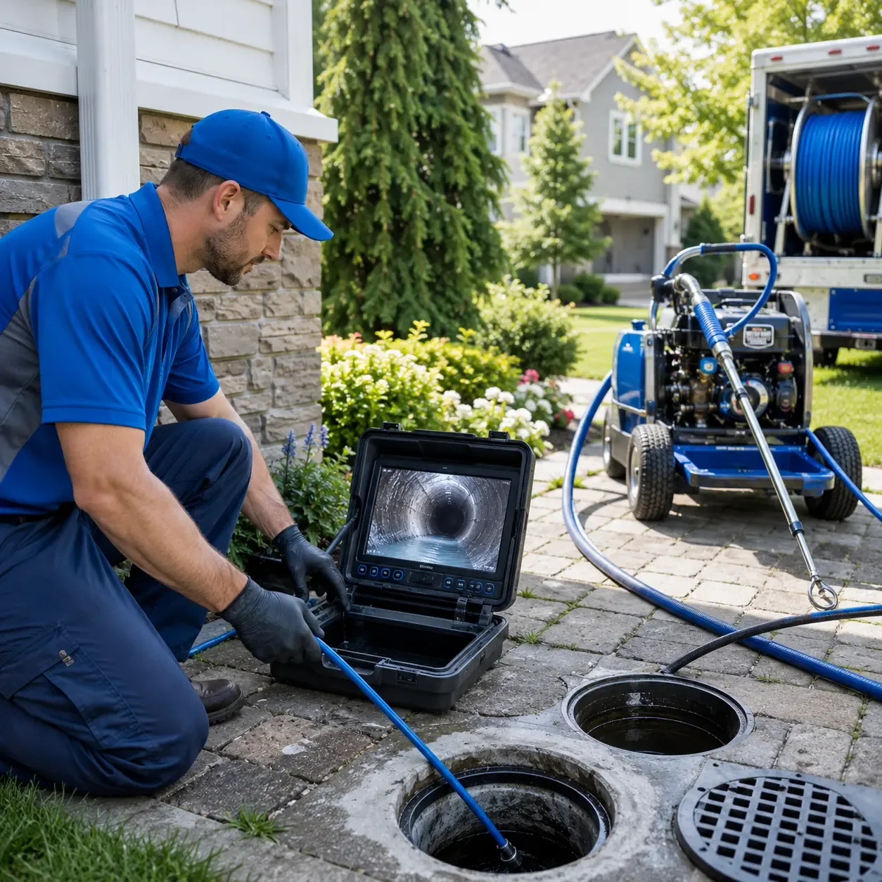 Outdoor drain cleaning professionals serving Wharton, OH