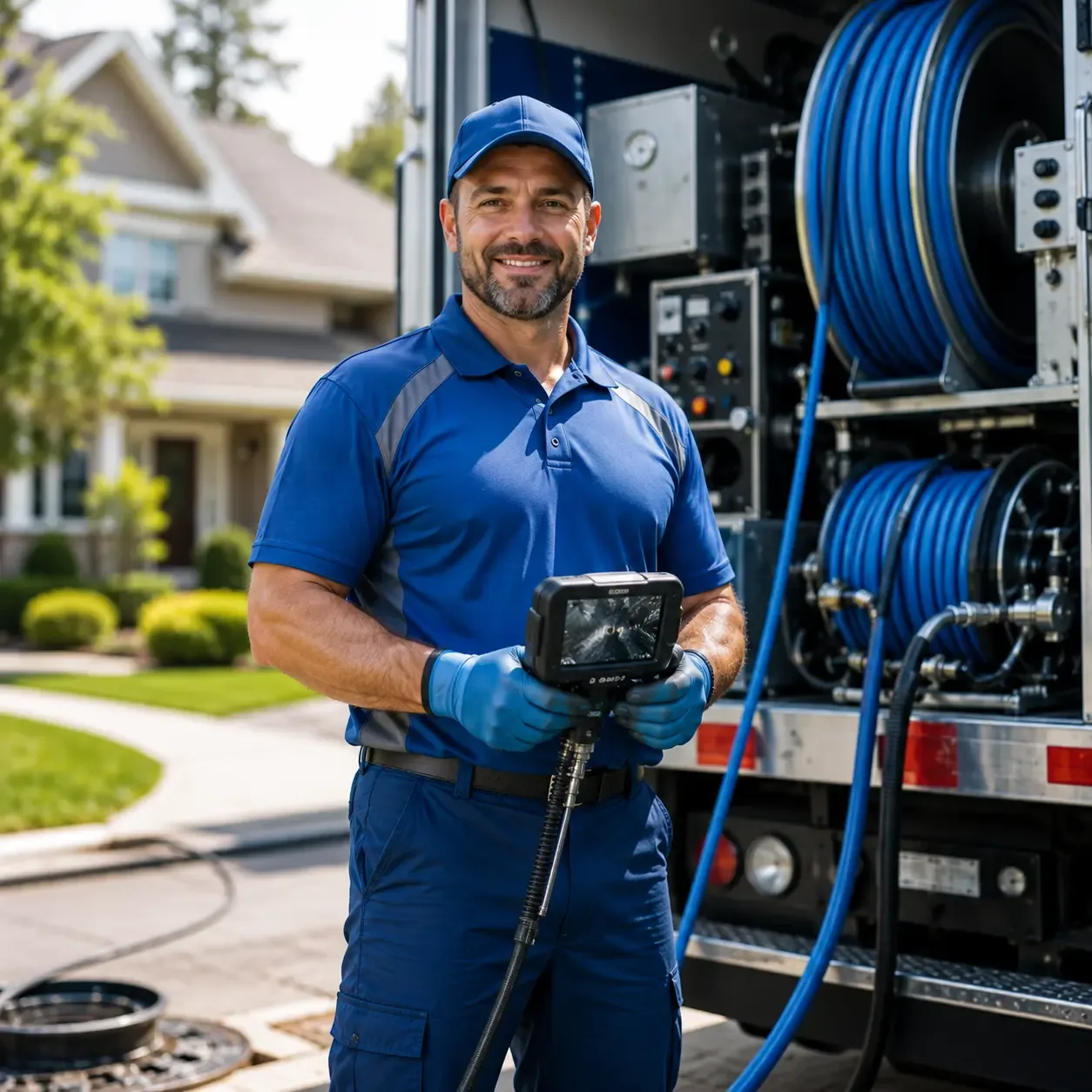 Local outdoor drain cleaning specialists in Wharton, OH